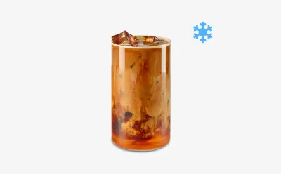 Холодный капучино с карамелью