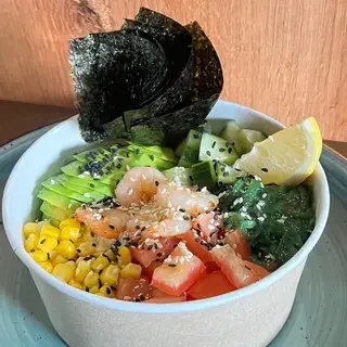 Боул с креветками