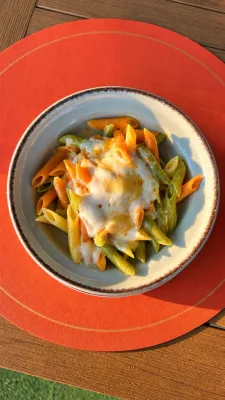 Пенне с сыром 